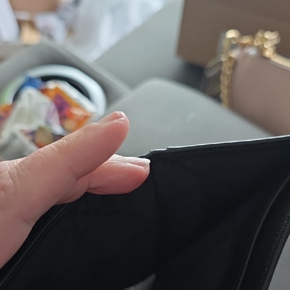 Michael Kors Black Leather Wallet - Picture 5 of 8